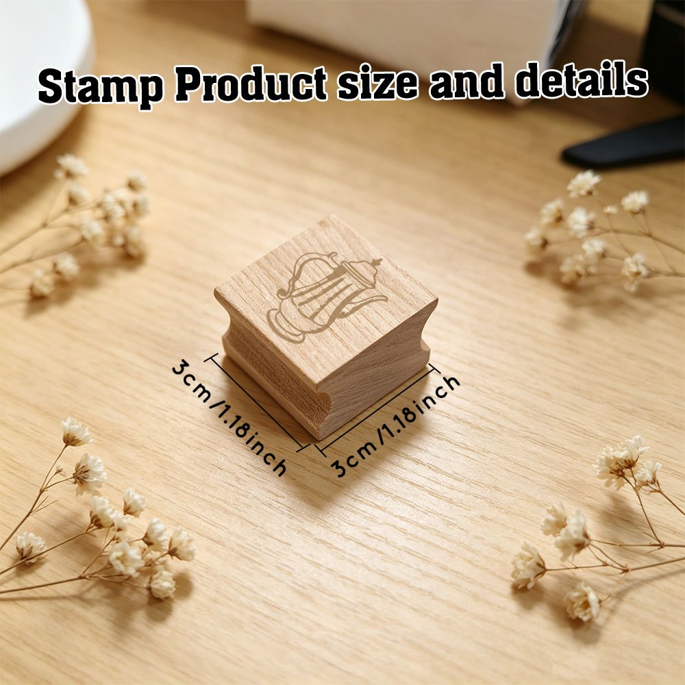 DIY Wood Stamp for Journaling & Crafts